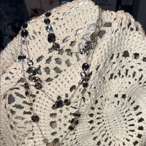 Silver Beaded Necklace